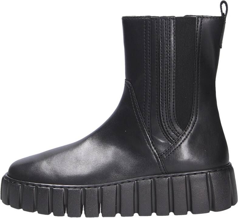 Gabor Chelsea-boots Florence plateau enkellaars met stretchinzetstuk buiten