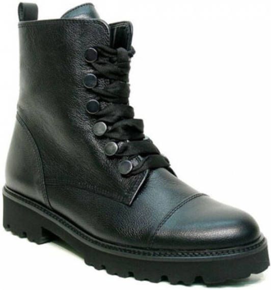 Gabor 801 Veterboots Laarzen Met Veters Dames Zwart - Foto 2