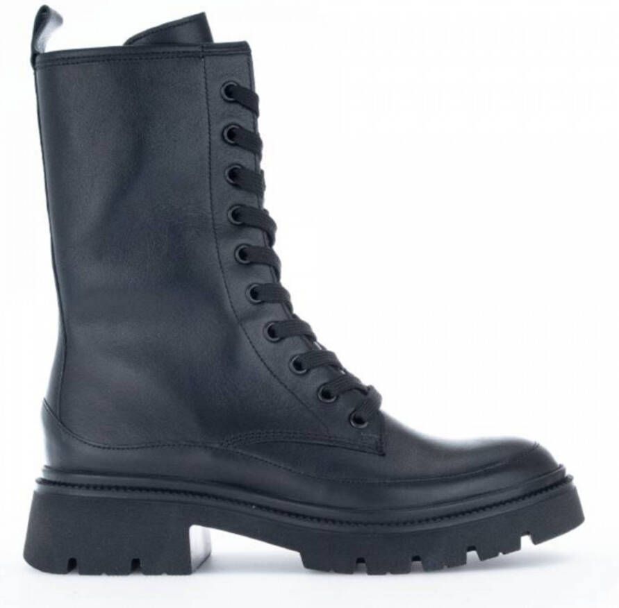 Gabor Zwarte Caramel Gesloten Booties Black Dames - Foto 4