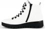Gabor Witte leren hoge sneakers White Dames - Thumbnail 3