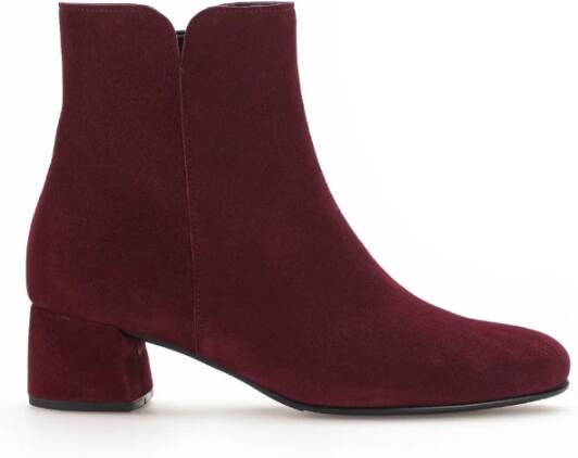 Gabor Enkellaarsjes Laarzen Suède 35.680 Bordeaux - Foto 3