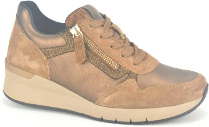 Gabor Bronze Runner Sneakers