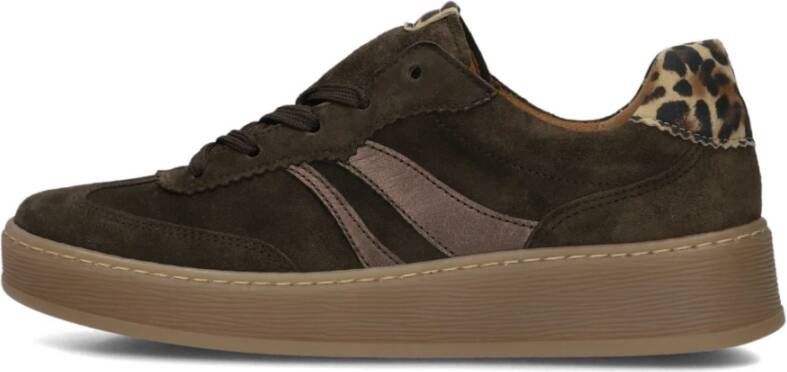 Gabor Bruin Suède Lage Sneakers