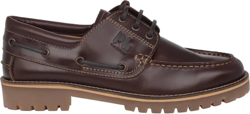 Gabor Bruine bootschoen Comfortabele vetersluiting