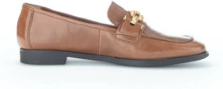 Gabor Bruine Dames Mocassins Comfortabele Stijl