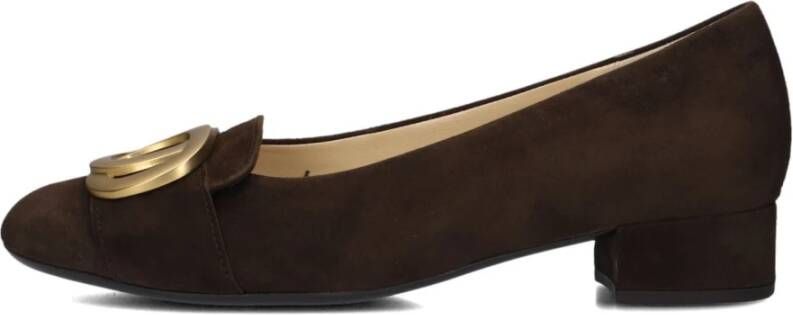 Gabor Bruine Elegante Pumps voor Herfst Winter
