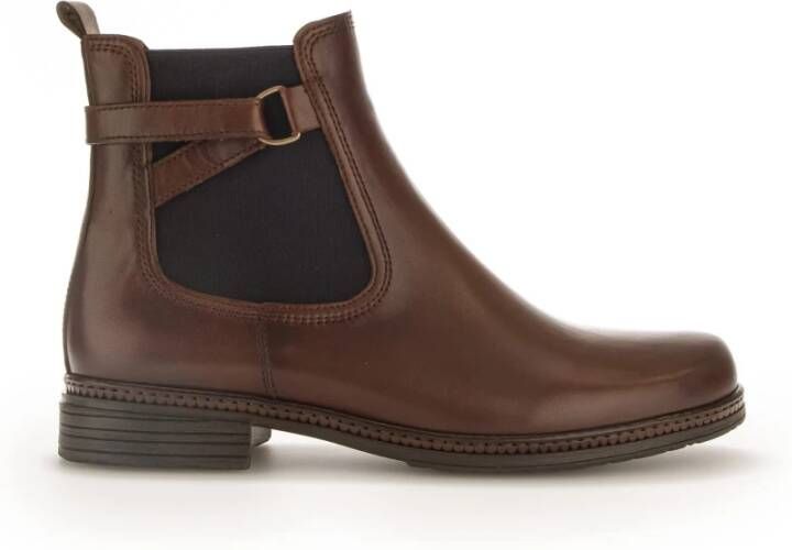 Gabor Bruine Enkellaars Brown Dames