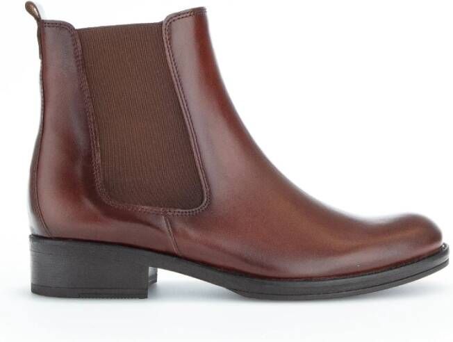 Gabor Chelsea-boots blokhak business schoen enkellaars met optifit verwisselbaar voetbed