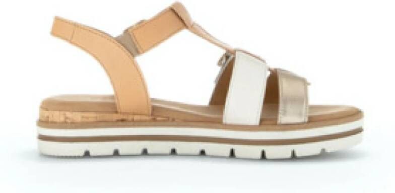 Gabor Bruine Sandalen met Bandjes voor Dames