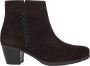Gabor Bruine suède enkellaarzen 4 5 cm hak Brown Dames - Thumbnail 2