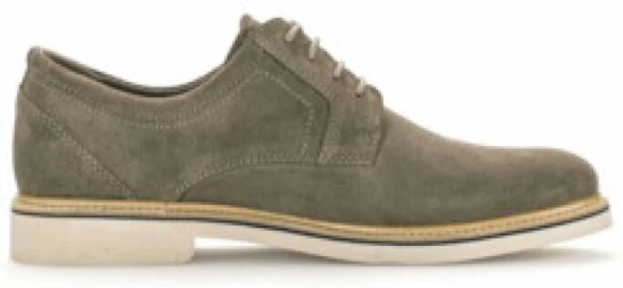 Pius Gabor Veterschoenen blokhak business schoen lage schoen met siersteken g-breedte