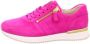 Gabor Velours Leren Roze Sneakers Pink Dames - Thumbnail 2