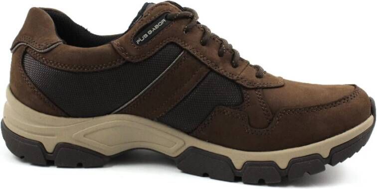 Pius Gabor Sneakers veterschoenen lage schoen vrijetijdsschoen met gore-tex breedte g