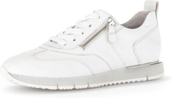 Gabor Witte Leren Sneakers White Dames