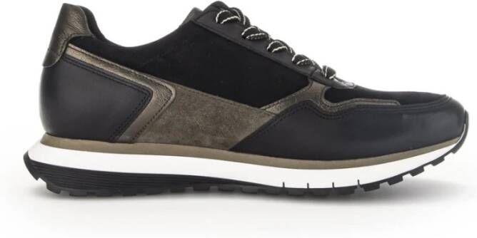 GABOR Lage Sneakers Dames 378 Maat: 37 Materiaal: Leer Kleur: Zwart - Foto 7