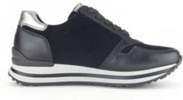 Gabor Sneakers met sleehak Turijn vrijetijdsschoen halfschoen veterschoen gepolsterde schacht h-breedte - Foto 5