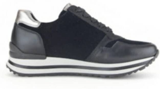 Gabor Sneakers met sleehak Turijn vrijetijdsschoen halfschoen veterschoen gepolsterde schacht h-breedte - Foto 10