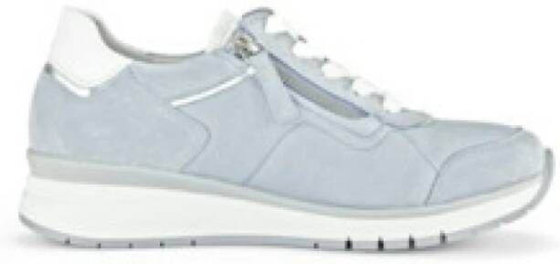 Gabor 46.308.65 Lagune Sliver White K-Wijdte Veterschoenen