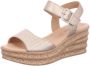 Gabor Champagne sleehak sandalen voor dames - Thumbnail 2