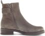 Gabor Suede Beige Enkellaarzen Dames Beige - Thumbnail 2