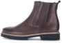 Gabor Elegante Leren Enkellaars met Luchtkamer Zool Bruin - Thumbnail 2