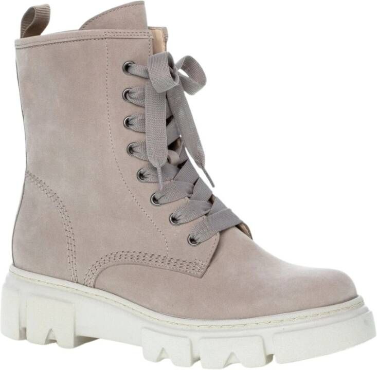 Gabor Beige Gesloten Booties voor Vrouwen Beige Dames