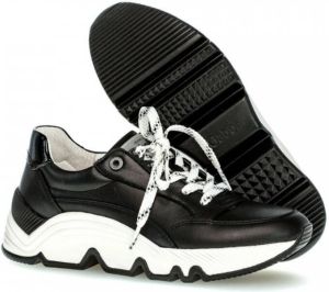 Gabor Chunky with lace sneakers Zwart Dames