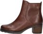 Gabor 800.1 Enkellaarsjes Enkelboots met rits Dames Cognac - Thumbnail 3