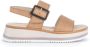 Gabor Cognac Leren Sandalen Brown Dames - Thumbnail 2