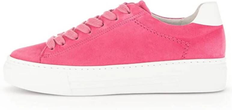 Gabor Comfort Lage Sneaker Roze Pink Dames