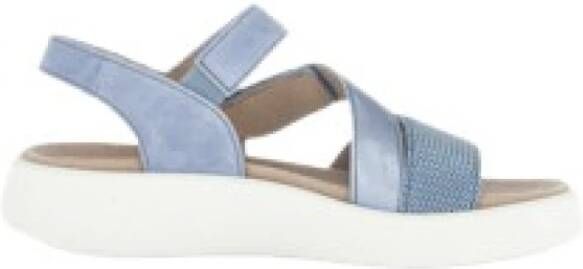 Gabor Sandaal 22.786.66 Arktis Azur Blauw Suède Verwisselbaar Voetbed - Foto 4