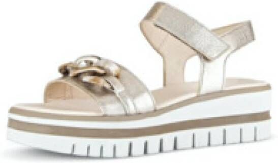 Gabor Comfort Sandalen voor Dames in Platina