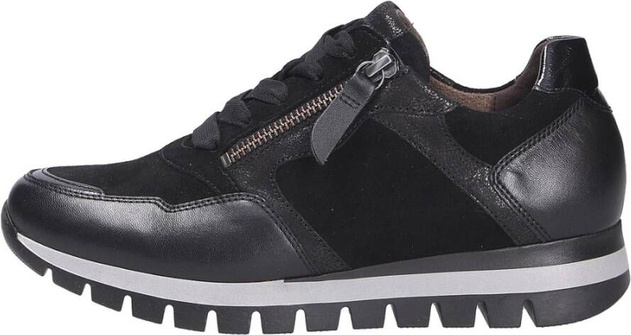 Gabor Sneakers met sleehak Turijn vrijetijdsschoen halfschoen veterschoen met comfortbreedte h (=zeer breed) - Foto 4