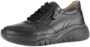 Gabor Zwarte Leren Sneakers Black Dames - Thumbnail 6