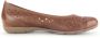 Gabor Comfortabele Bruin Leren Loafer Brown Dames - Thumbnail 6