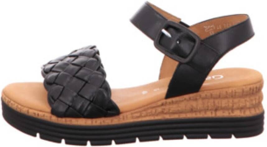 Gabor Comfortabele damessandalen in effen kleur - Foto 3