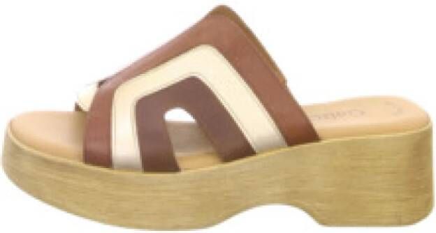 Gabor Comfortabele damessandalen in effen kleur