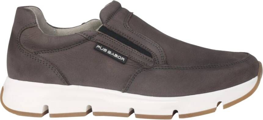 Gabor Comfortabele heren sneaker Grijs