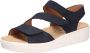 Gabor Blauwe nubuck leren sandalen Blue Dames - Thumbnail 1