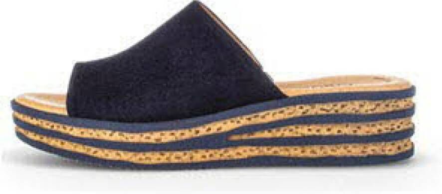 Gabor Comfortabele Slippers in effen kleur