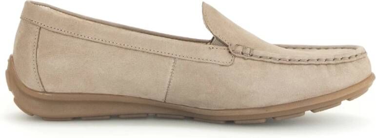 Gabor Beige Loafer voor Dames Makkelijke en Comfortabele Instappers Beige