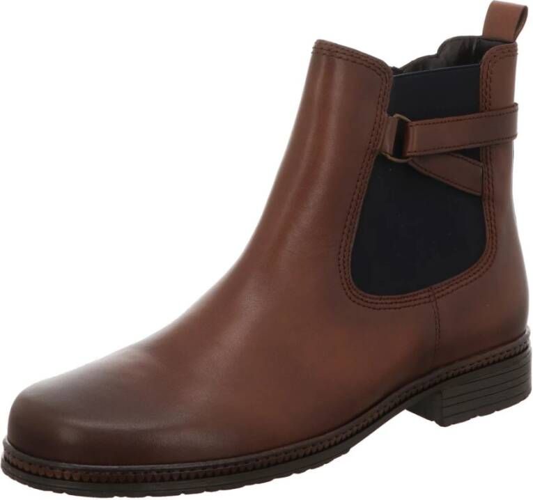Gabor 54.670.36 Brown G-Wijdte Chelsea boots