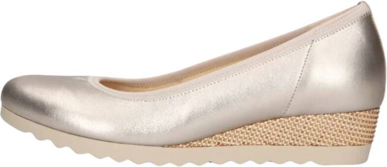 Gabor Dames Instap Sleehak Schoenen Beige Dames