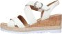 Gabor Dames Sandalen met Gekruiste Bandjes White Dames - Thumbnail 3