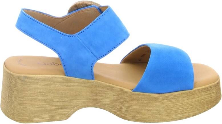 Gabor Wig sandalen voor dames in effen kleuren - Foto 2