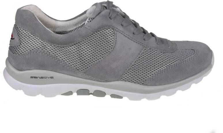 Gabor Rollingsoft Sneakers met sleehak vrijetijdsschoen lage schoen veterschoen met optifit verwisselbare inlegzool - Foto 9