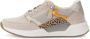 Gabor Leopard Rollingsoft Sneakers beige Textiel Dames - Thumbnail 2