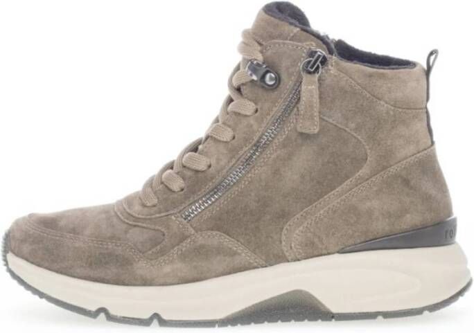 Gabor Dames Veterschoenen 36.888.30 Rolling Soft Taupe - Foto 4