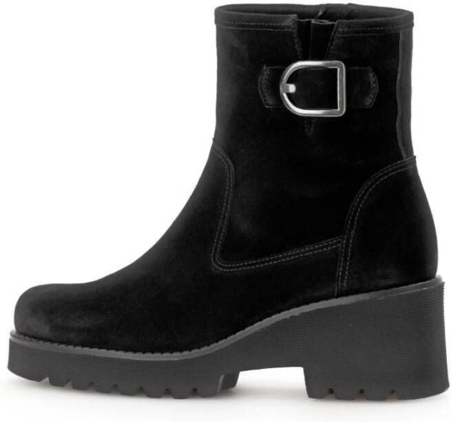 Gabor Dreamvelour Zwarte Stijlvolle Schoenen