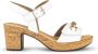 Gabor 44.765.20 Nappa Nava Gold-pumps hak open-sandaal met hak - Thumbnail 2